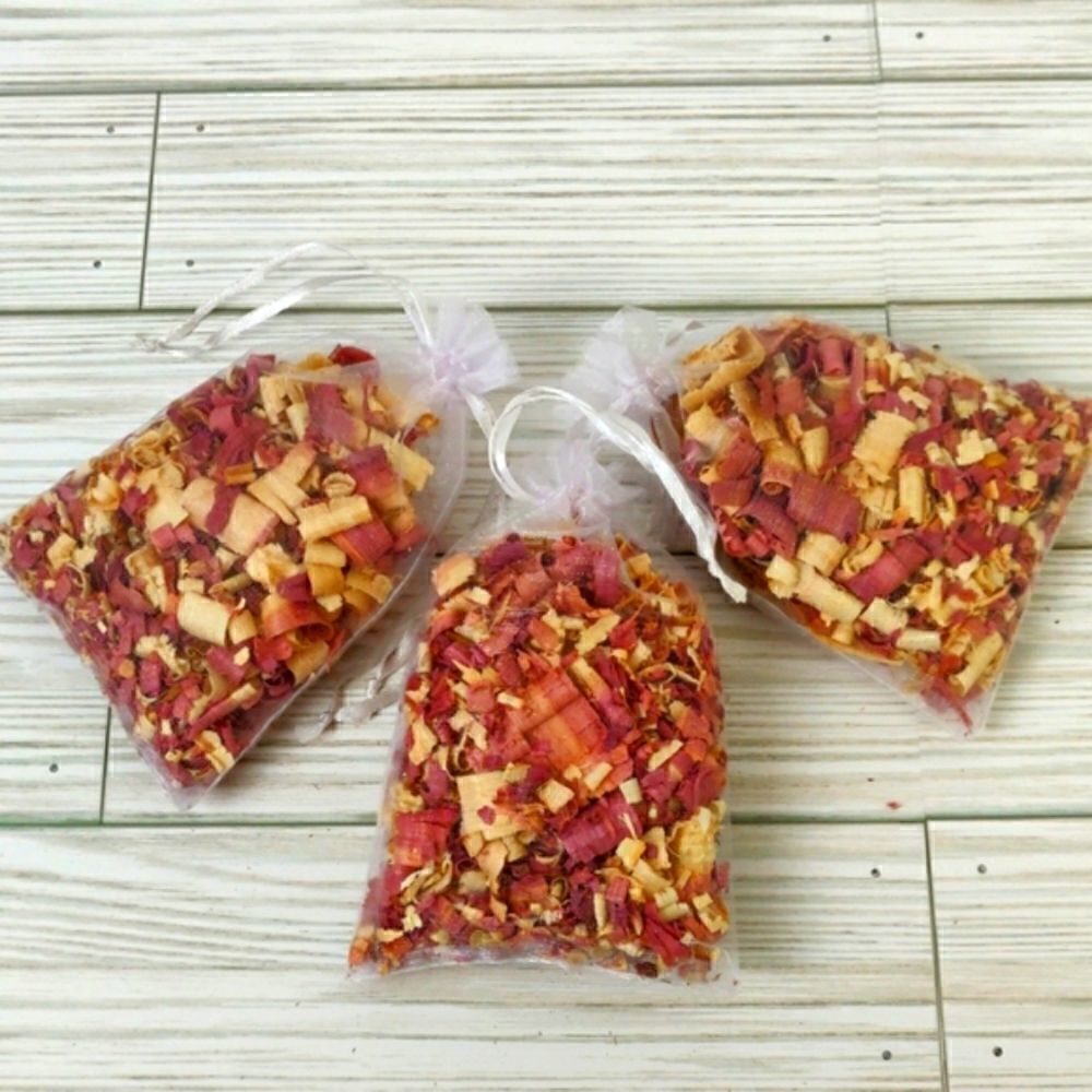 3pc Eco friendly cedar sachet aromatherapy for closets, storages and vents